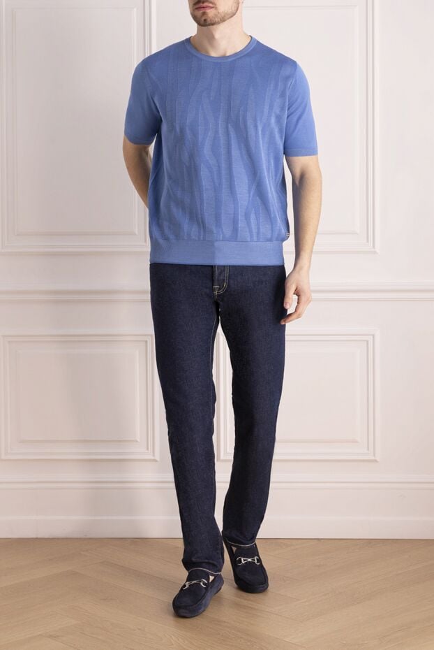 Stefano Ricci summer knitted cotton jumper with a relief pattern 144663 - photo 2