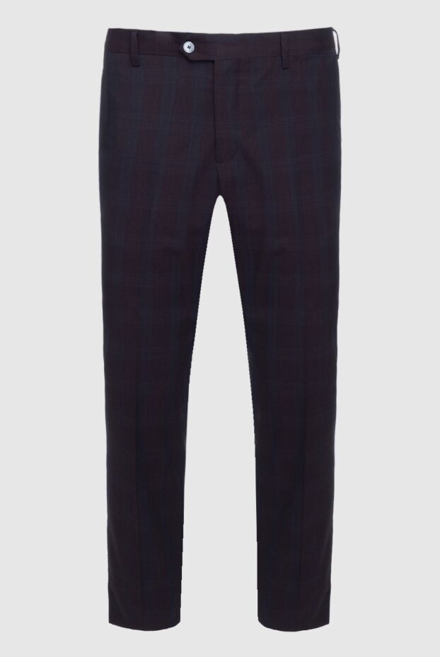 Cesare di Napoli man men's brown wool trousers buy with prices and photos 144715 - photo 1