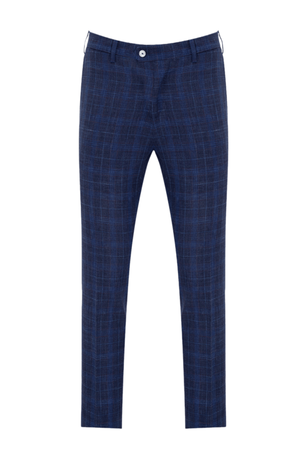 Cesare di Napoli мужские брюки синие мужские купить с ценами и фото 144720 - фото 1