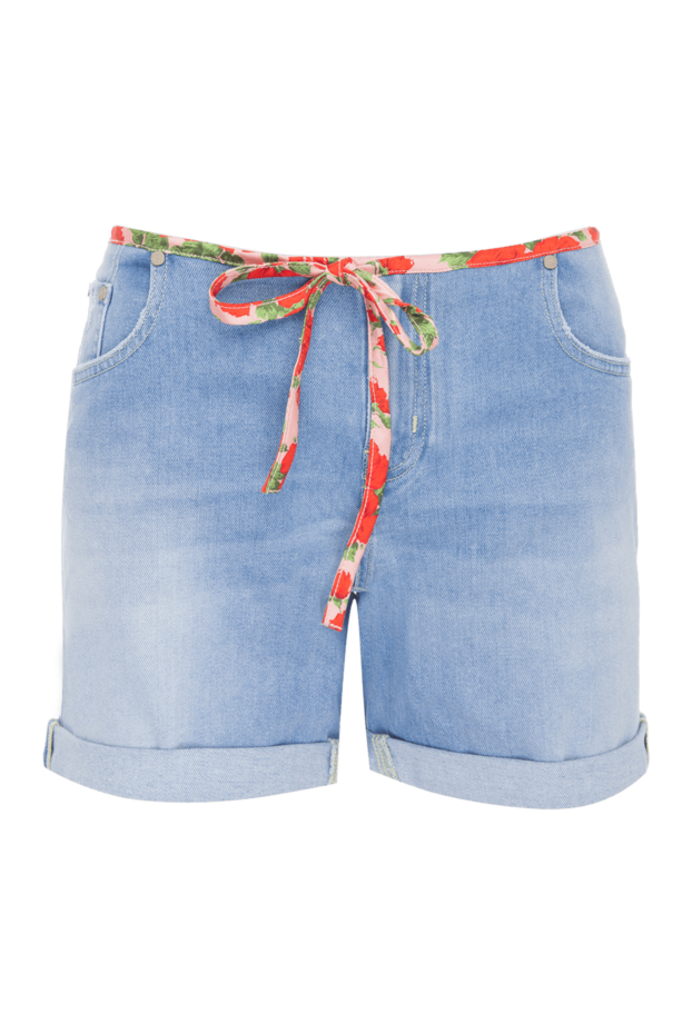 Jacob Cohen woman blue cotton shorts for women buy with prices and photos 144735 - photo 1