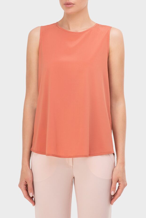 Peserico top made of silk and elastane red for women 144787 - photo 3