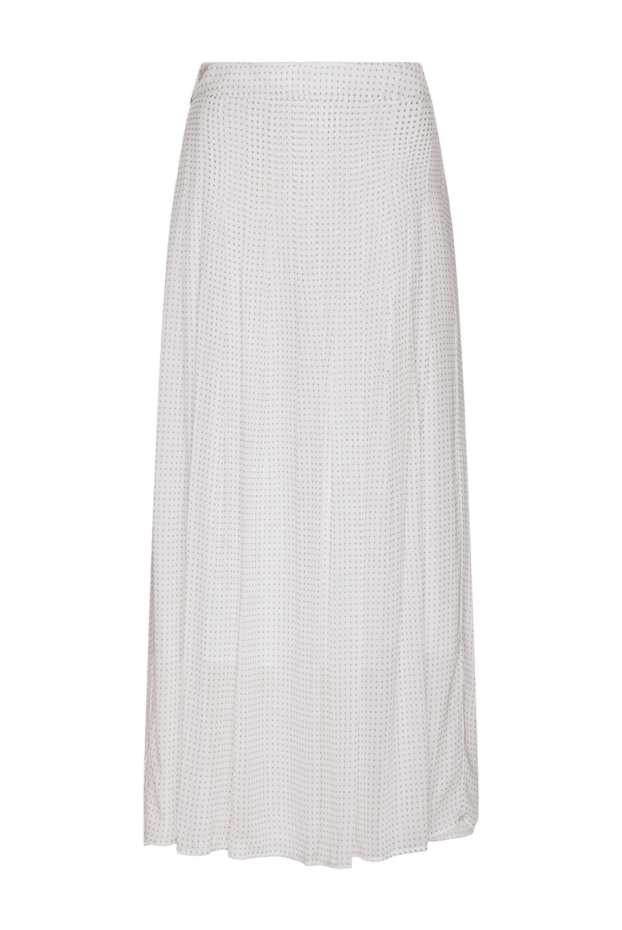 Peserico женские юбка из вискозы белая женская купить с ценами и фото 144795 - фото 1