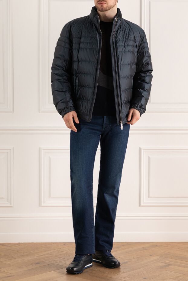 Stefano Ricci blue silk jacket for men 144898 - photo 2