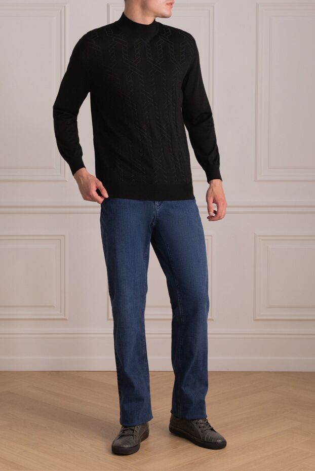 Zilli man blue cotton jeans for men buy with prices and photos 144993 - photo 2