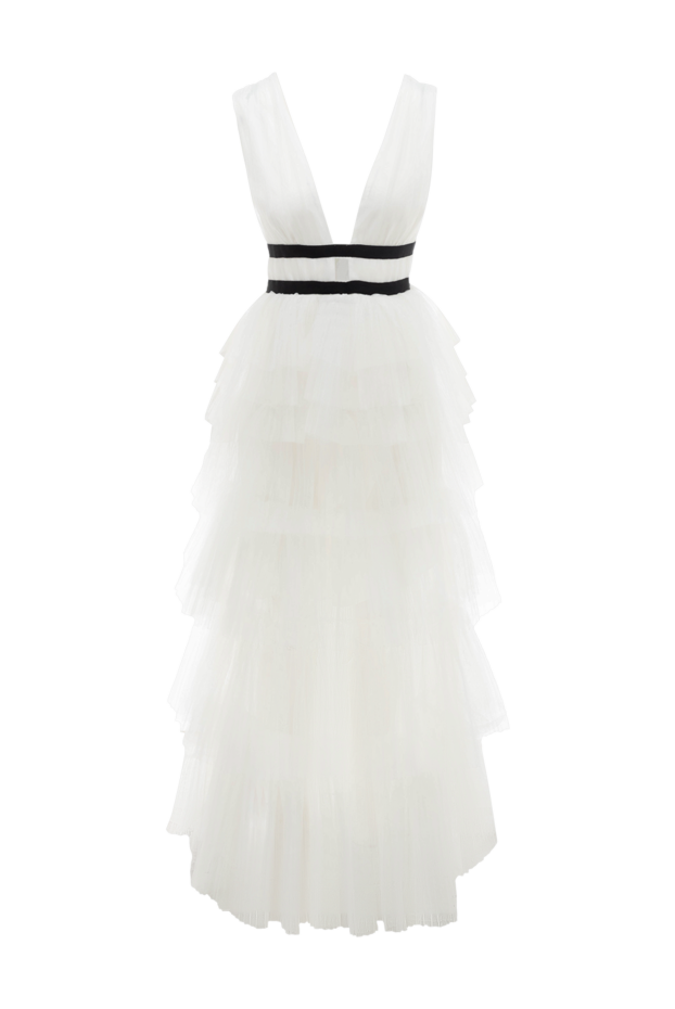 Fleur de Paris женские платье из полиэстера белое женское купить с ценами и фото 145017 - фото 1