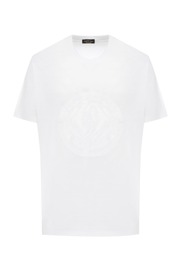 Cesare di Napoli чоловічі футболка з бавовни біла чоловіча купити фото з цінами 145078 - фото 1