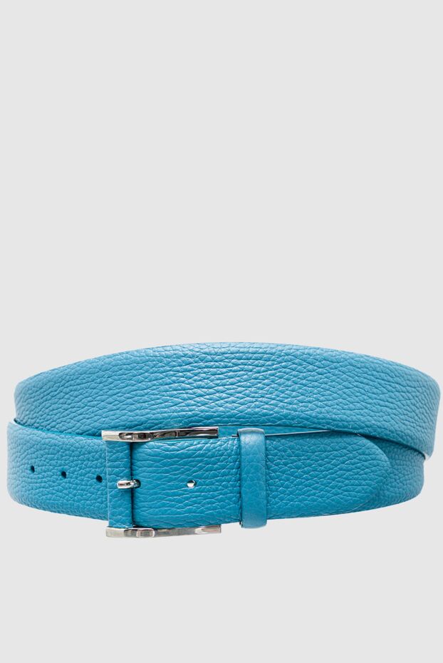 Cesare di Napoli man blue leather belt for men buy with prices and photos 145170 - photo 1