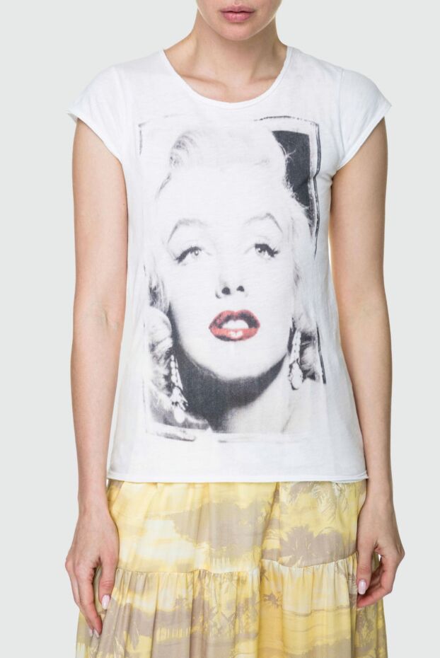 1921 T-Shirt women's white t-shirt with an image of monroe 145229 - photo 3