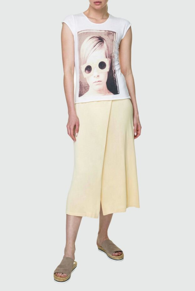 1921 T-Shirt women's white t-shirt with an image of twiggy 145238 - photo 2