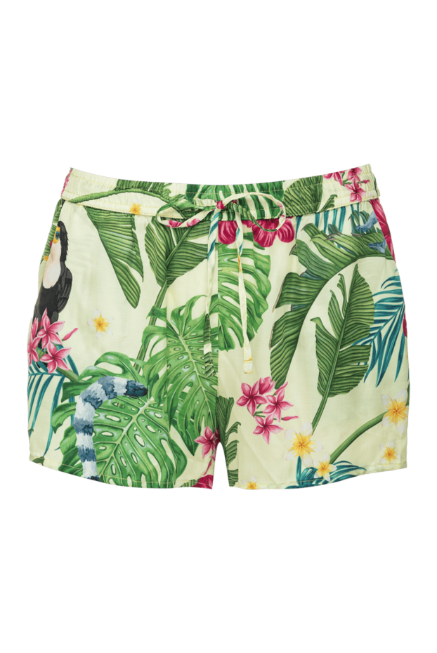 MC2 Saint Barth woman green viscose shorts for women buy with prices and photos 145267 - photo 1