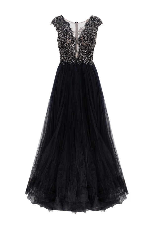 Fleur de Paris женские платье из полиэстера черное женское купить с ценами и фото 145389 - фото 1
