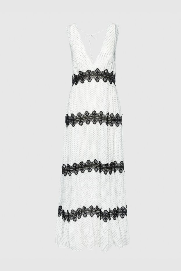 Fleur de Paris женские платье из полиэстера белое женское купить с ценами и фото 145407 - фото 1