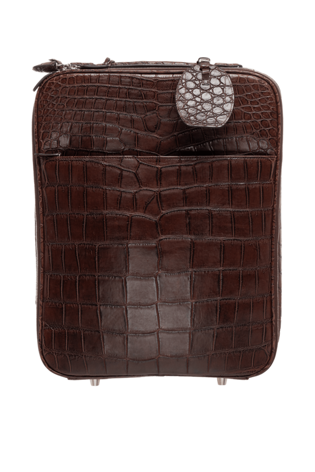 Vaccari man brown alligator suitcase for men buy with prices and photos 145430 - photo 1