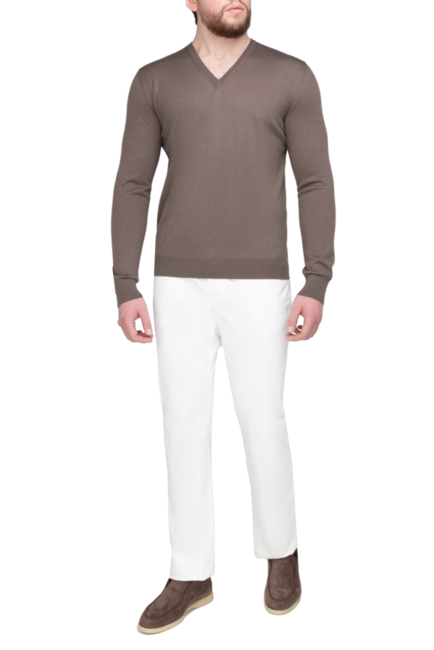 Zilli white cotton jeans for men 145445 - photo 2