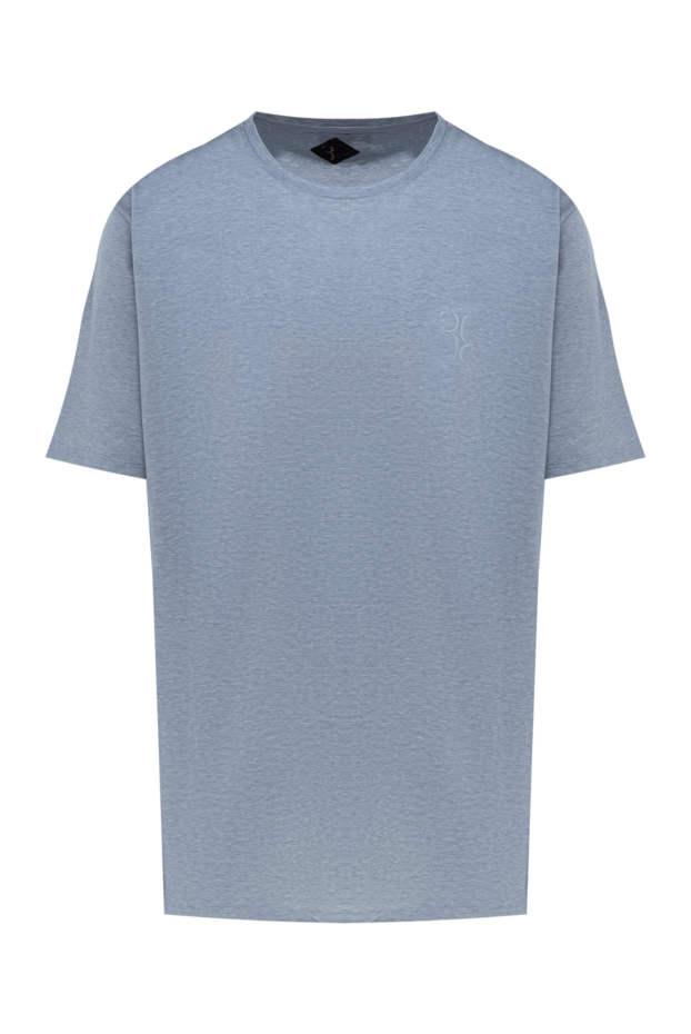 Billionaire a melange cotton t-shirt with a discreet monochrome design (markdown) 195697 - photo 1