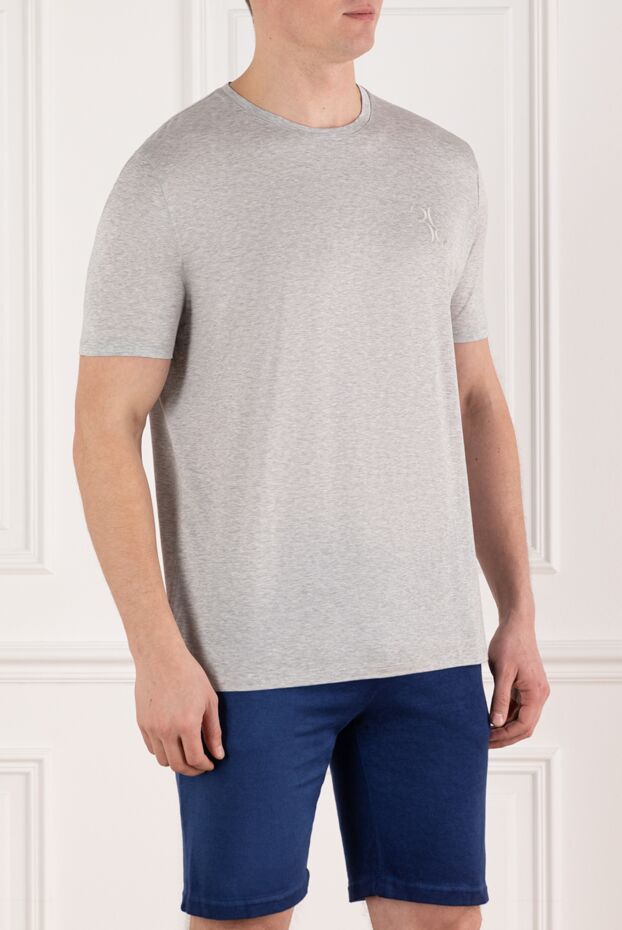 Billionaire melange short sleeve t-shirt made of natural cotton 145509 - photo 3