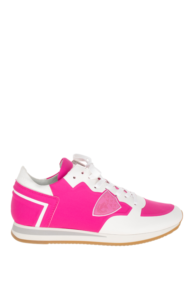 Philippe Model woman pink leather sneakers for women buy with prices and photos 145525 - photo 1