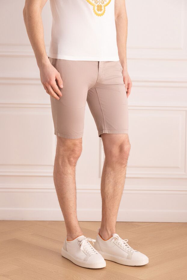 Zilli beige cotton and silk shorts for men 146361 - photo 3