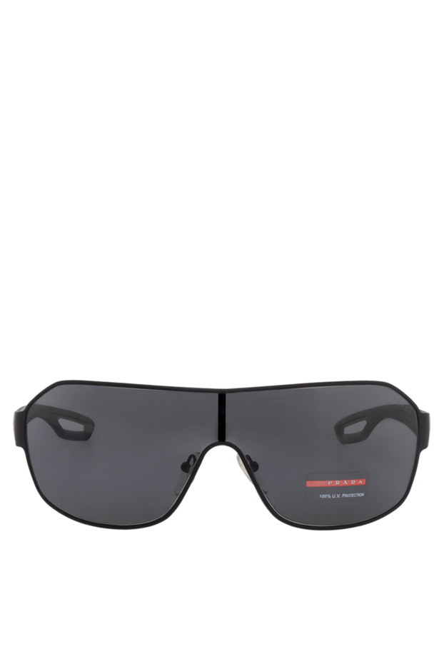 Prada мужские очки солнцезащитные из металла и пластика черные мужские купить с ценами и фото 146594 - фото 1
