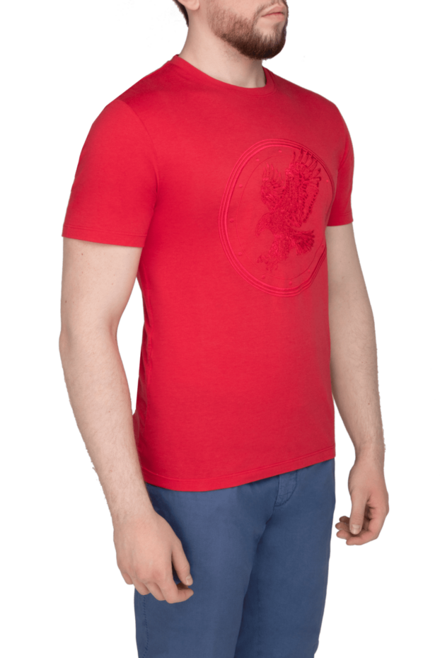 Stefano Ricci t-shirt made of cotton and modal red for men 146635 - photo 3