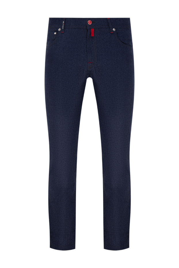 Kiton man blue wool jeans for men buy with prices and photos 146679 - photo 1