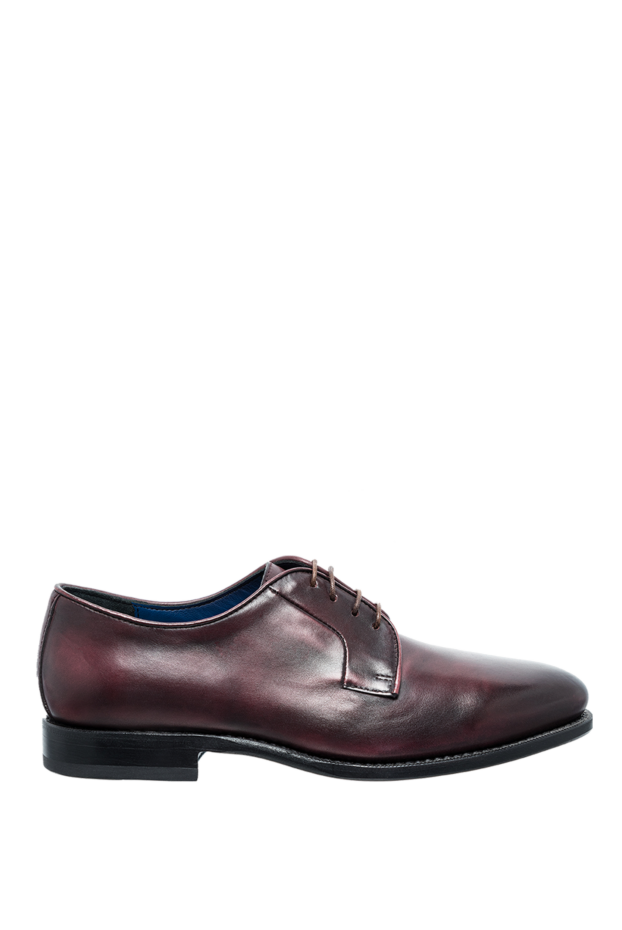 Cesare di Napoli man shoes for men made of leather burgundy buy with prices and photos 146723 - photo 1