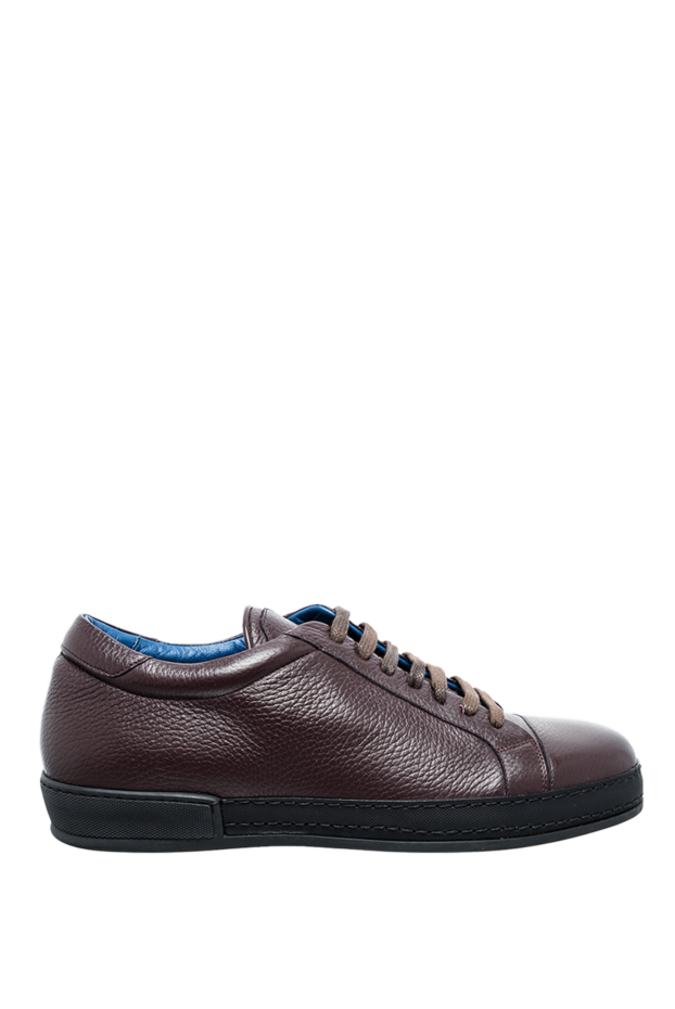Cesare di Napoli man brown leather sneakers for men buy with prices and photos 146739 - photo 1