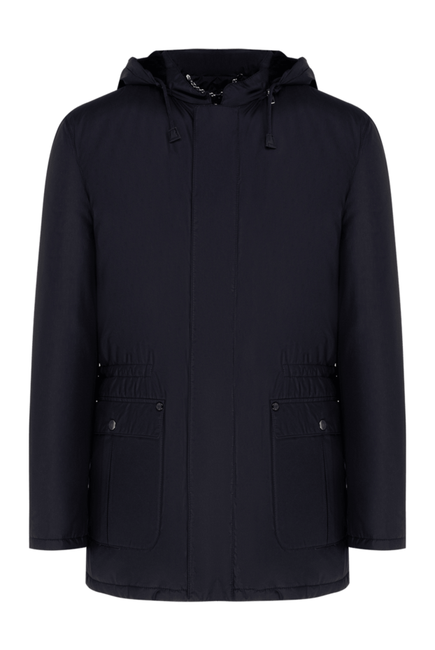 Hettabretz men's blue parka jacket with hood 146946 - photo 1