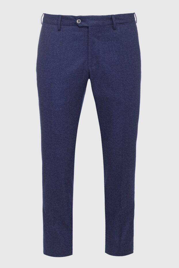 Cesare di Napoli man blue wool trousers for men buy with prices and photos 147006 - photo 1