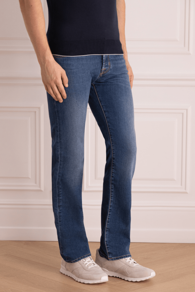 Jacob Cohen premium cotton jeans with a light distressed effect and a comfortable fit 147029 - photo 3
