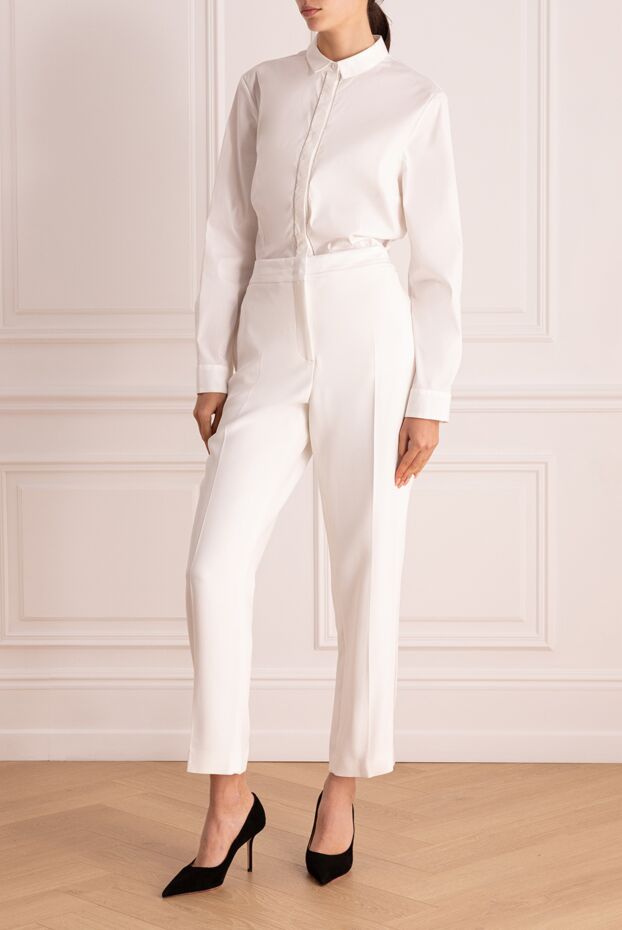 Peserico жіночі блуза з бавовни та поліаміду біла жіноча купити фото з цінами 147099 - фото 2