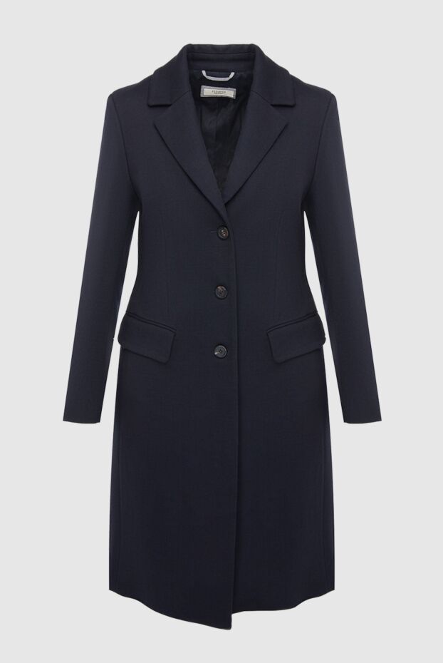 Peserico женские пальто из шерсти и эластана черное женское купить с ценами и фото 147105 - фото 1