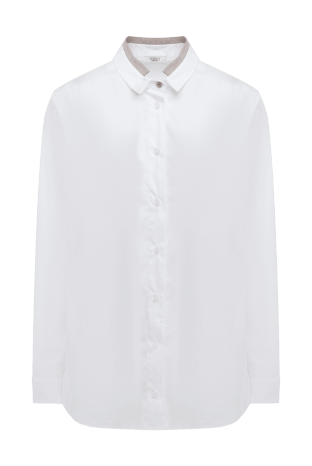 Peserico woman white cotton and polyamide blouse for women buy with prices and photos 147110 - photo 1