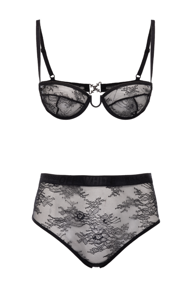 Off-White women's lace lingerie set, black 147259 - photo 1