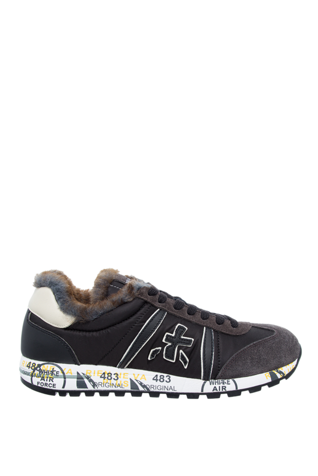 Premiata man black leather sneakers for men buy with prices and photos 147349 - photo 1