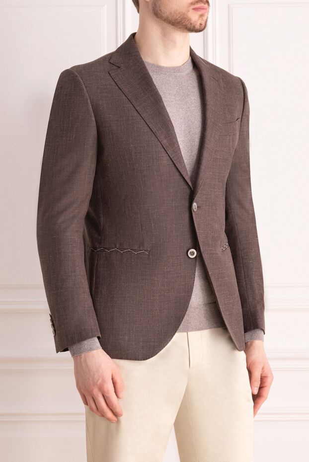 Lubiam men's brown jacket 147468 - photo 3
