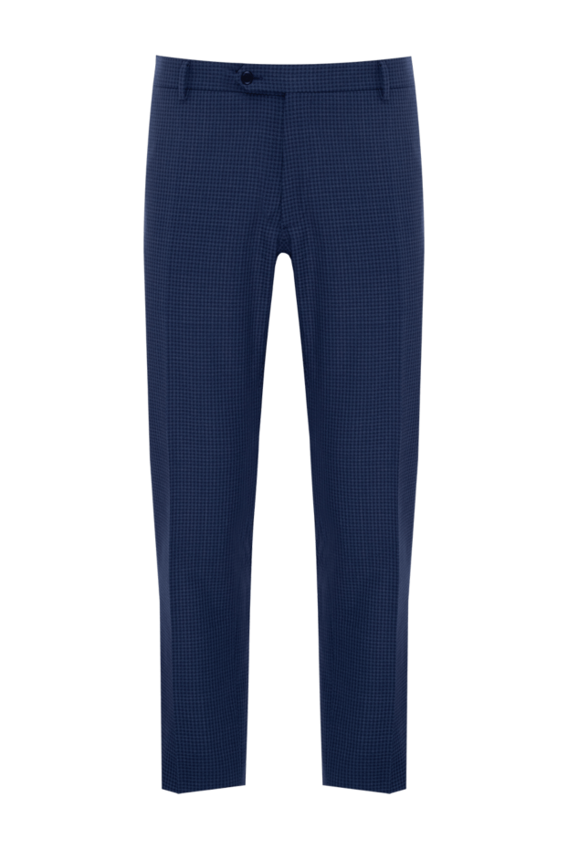 Lubiam man blue wool trousers for men buy with prices and photos 147479 - photo 1