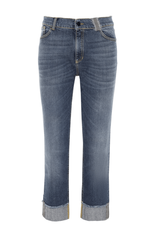 Panicale женские джинсы из хлопка синие женские купить с ценами и фото 147527 - фото 1