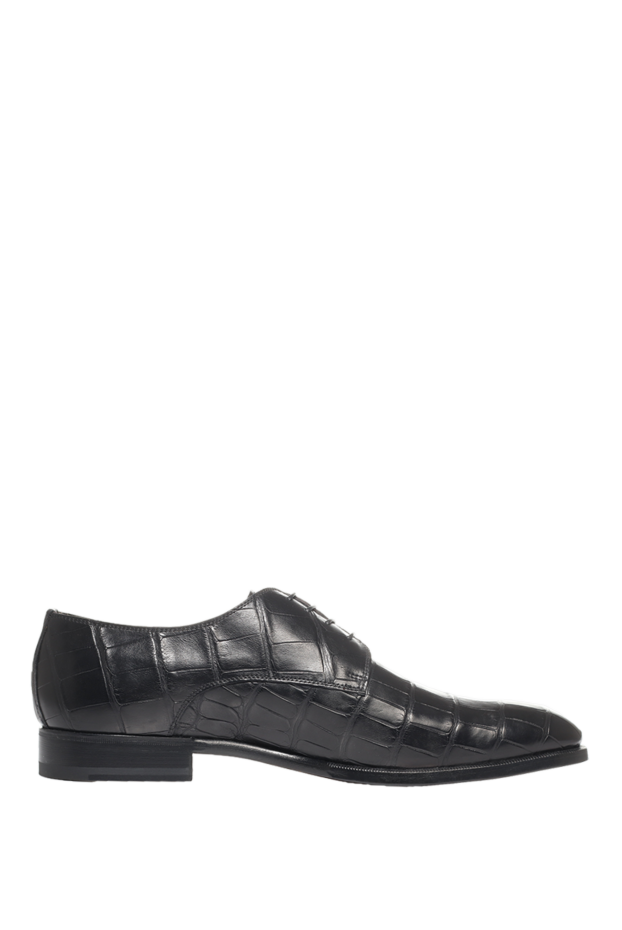 Cesare di Napoli мужские туфли мужские из кожи аллигатора черные купить с ценами и фото 147543 - фото 1