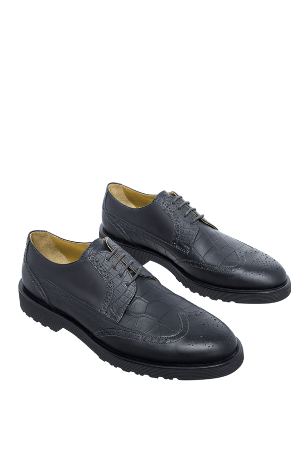 Tardini wingtip shoes made of genuine alligator leather with perforations 147550 - photo 3