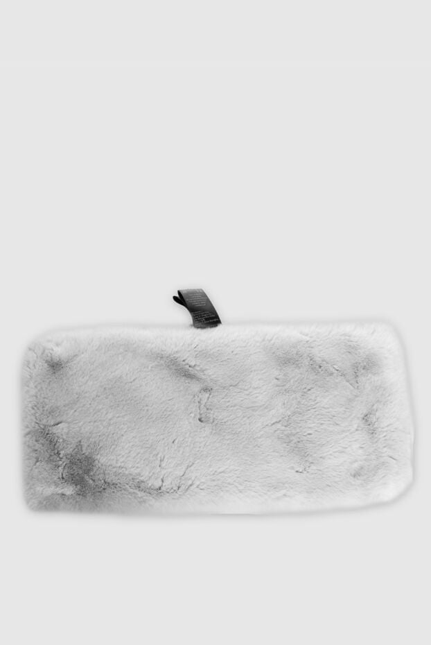 D.Exterior women's snoop scarf gray made of fur 147624 - photo 3