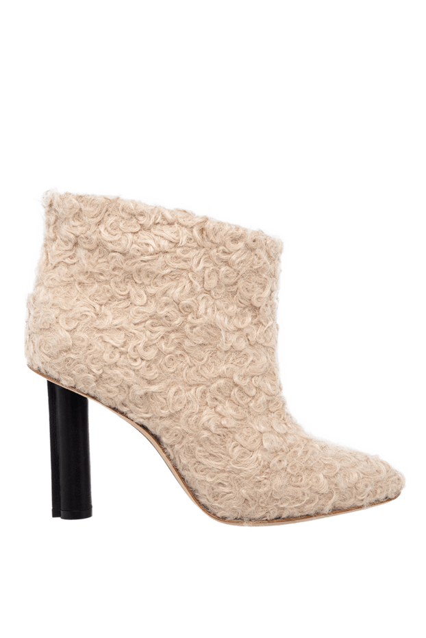 Stephen Venezia woman beige leather and fur boots for women buy with prices and photos 147708 - photo 1