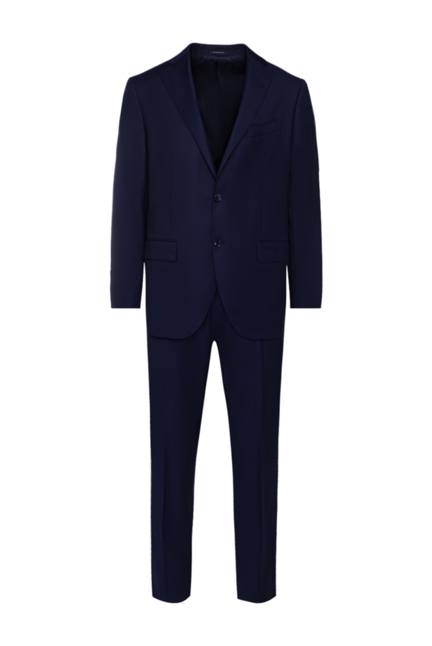 Sartoria Latorre classic wool dark blue two-piece suit men's 147747 - photo 1