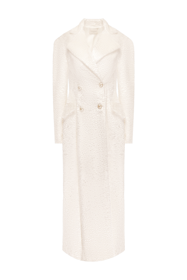 Giuseppe Di Morabito white acetate and nylon coat for women 147781 - photo 1