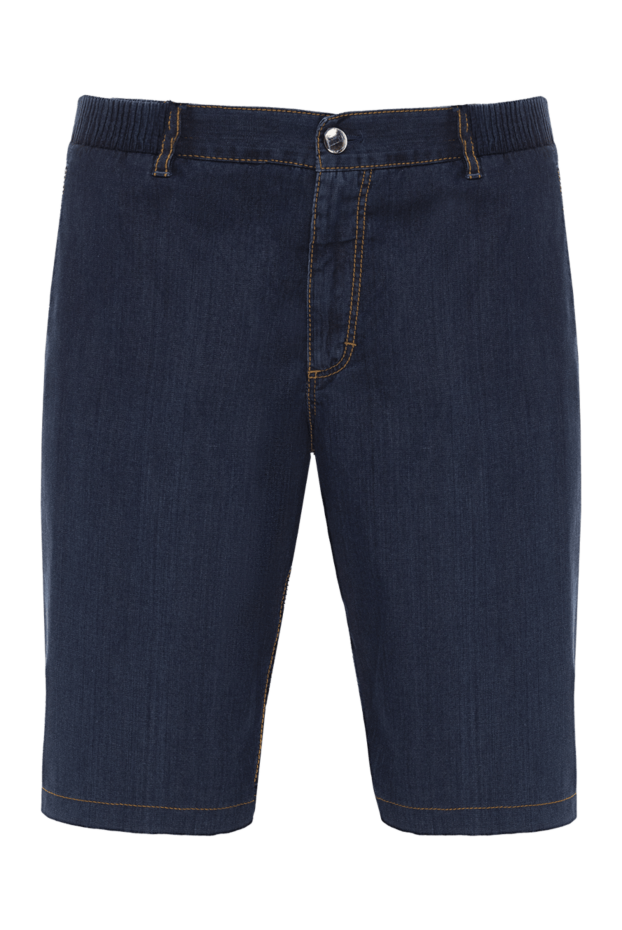 Zilli мужские шорты из хлопка синие мужские купить с ценами и фото 147964 - фото 1