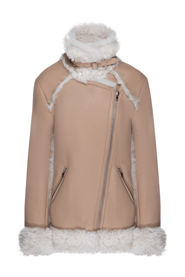 Intuition woman beige women's sheepskin coat made of natural fur and leather buy with prices and photos 147976 - photo 1