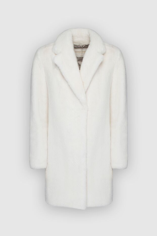 Antonio Arnesano woman white fur coat for women buy with prices and photos 148024 - photo 1