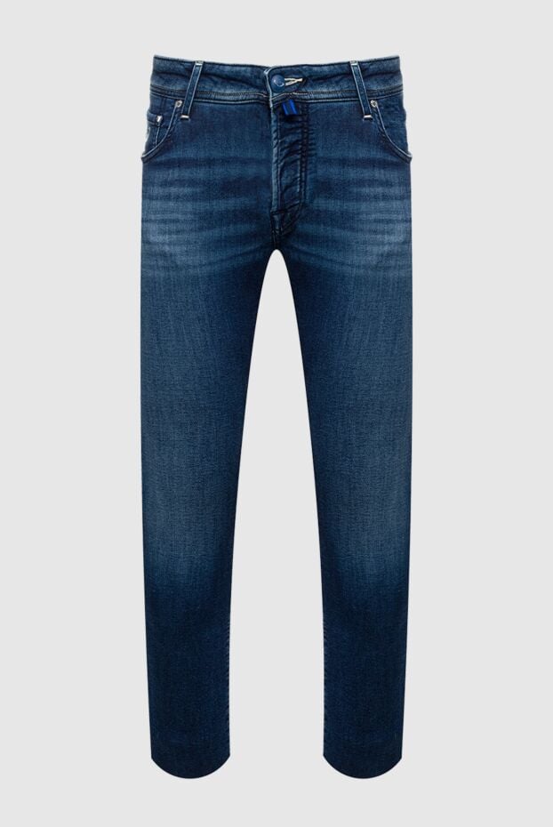 Jacob Cohen blue distressed jeans with buttons on the fly 148042 - photo 1