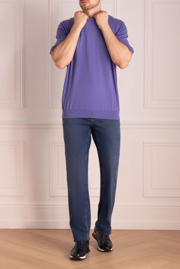 Zilli man cotton and polyester jeans blue for men buy with prices and photos 148149 - photo 2