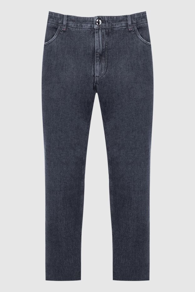 Zilli мужские джинсы из хлопка серые мужские купить с ценами и фото 148298 - фото 1
